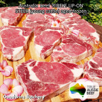 Beef Ribeye lip-on Australia STEER (young cattle) aged-frozen Kilcoy 640 Diamond STEAK CUTS (price/kg) Scotch-Fillet Cuberoll